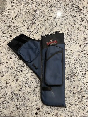 Bohning Archery Arrow Quiver 4 Tubes Waist Hip Bag Belt Back Pouch Bow Hunting - Image 1 of 4