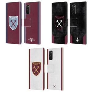 WEST HAM UNITED FC 2024/25 CREST KIT LEATHER BOOK CASE FOR SAMSUNG PHONES 2 - Picture 1 of 9