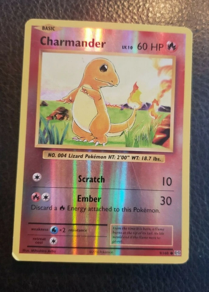 Charmander 9/108 Evolutions Reverse Holo