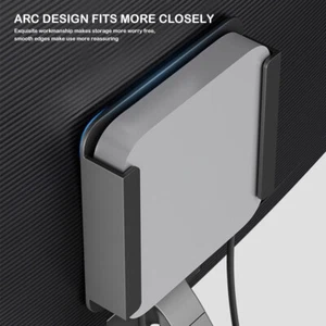 Heat Dissipation Host Wall Bracket for Apple Mac Mini Under Desk - Photo 1/9