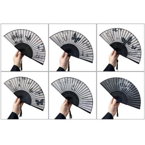 Fan Han Clothing Accessories Folding Fan Folding Fan Decorative Wedding Party - Picture 1 of 18