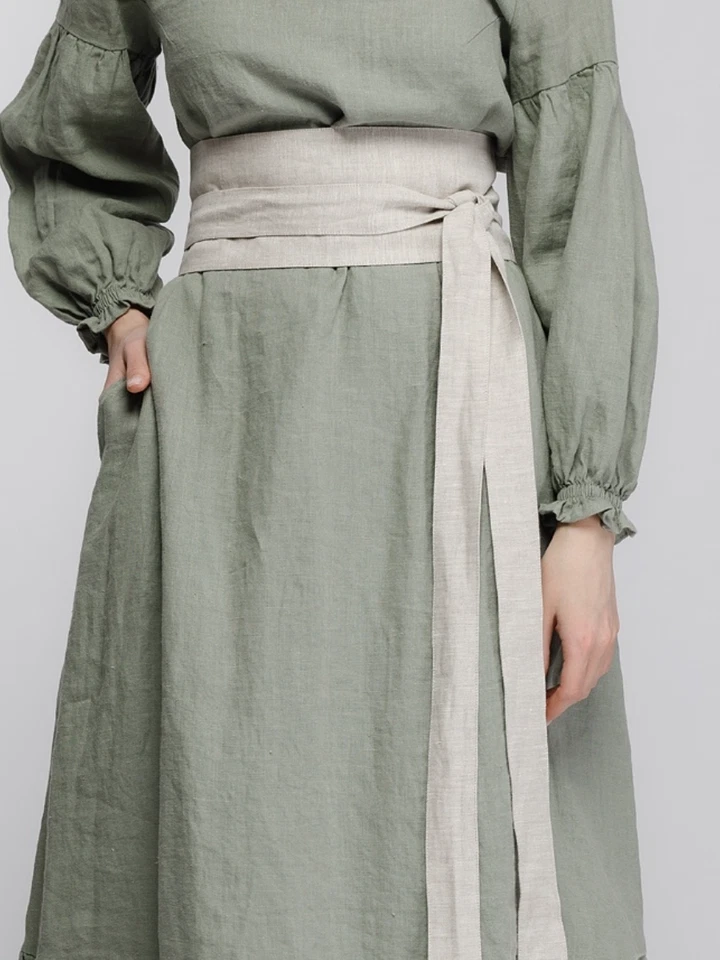 Women's Japanese Wide Belt Extra Corset Waistband Obi for Kimono Yukata Handmade - Image 1 of 4