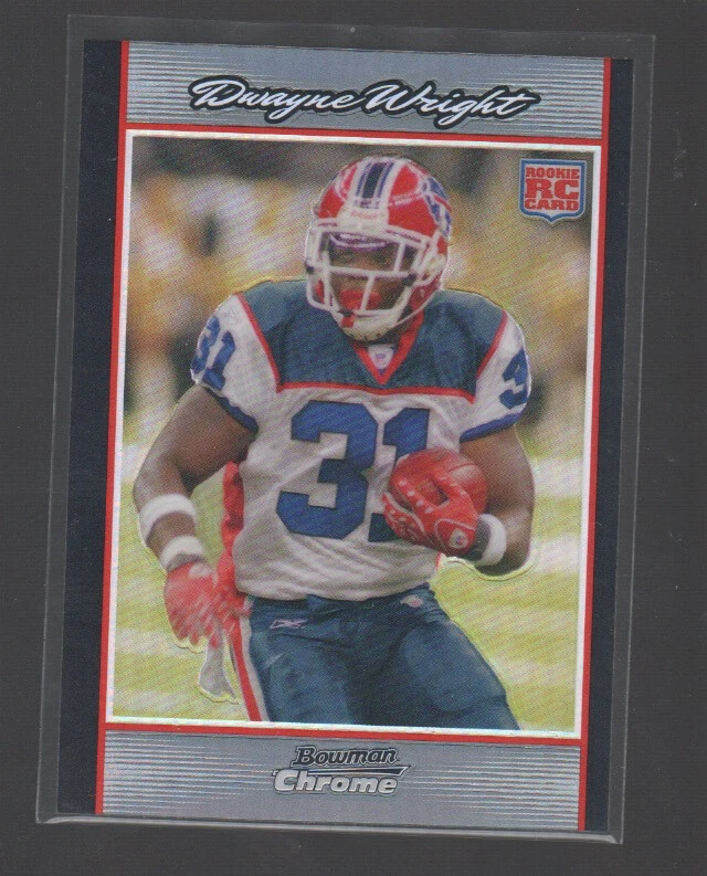 DWAYNE WRIGHT 2007 BOWMAN CHROME REFRACTOR ROOKIE CARD #BC99 - Image 1 of 1
