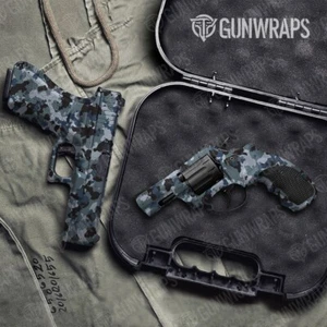 GunWraps Cumulus marineblau Premium Pistole Vinyl Pistole Wrap Haut matt USA - Bild 1 von 1