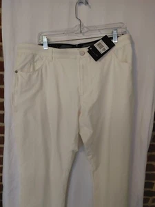 Nike Mens Golf Pants White 38x30 New W Tags - Picture 1 of 8