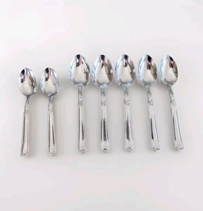 Zwilling JA Henckels VINTAGE 1876 Set (7) 5 Soup Spoon & 2 Teaspoon Flatware LOT - Picture 1 of 8