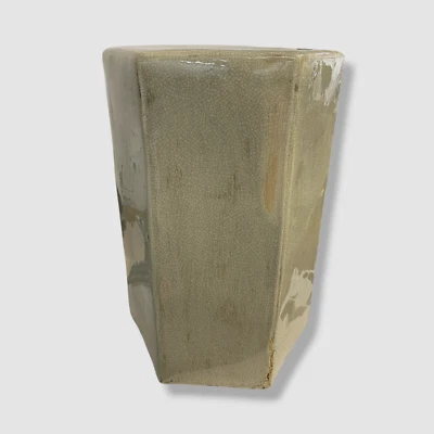 Jamie Young Green Pistachio Large Ceramic Porto Side Table - Image 1 of 4