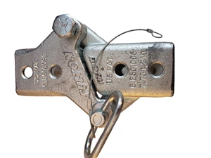 Fulton 2" x 3" Bolt-On Trailer Hinge Fold-Away Coupler 5,000 lb Tongue Frame - Foto 1 di 6