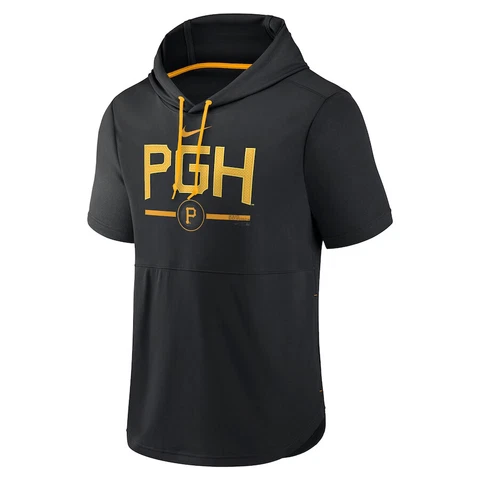 Pittsburgh Pirates Nike City Connect Short Sleeve Pullover Hoodie Men's 2023 MLB Cover