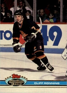 1991-92 Stadium Club NHL Cliff Ronning #298A - Picture 1 of 2