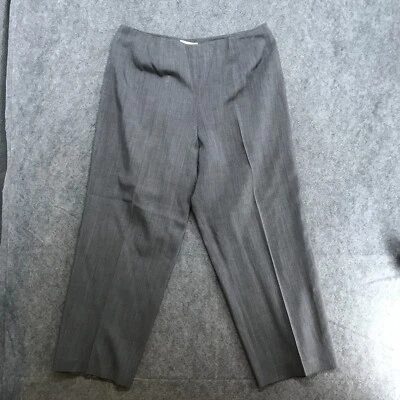 J. Jill Petite Pants Womens Sz 14P Gray Side Zip Wool Blend Classic Straight USA - Изображение 1 из 4