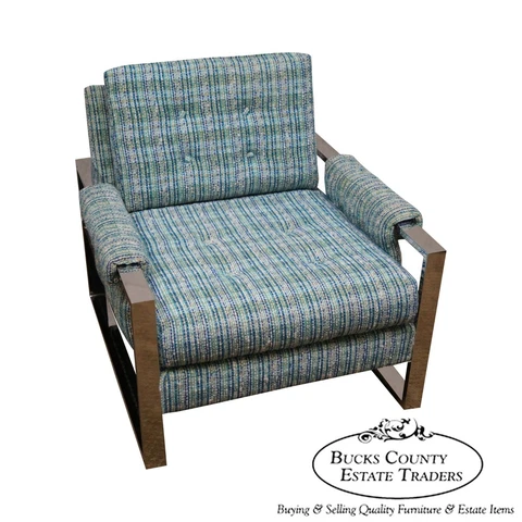 Mid Century Modern Milo Baughman Style Lounge Chair Cover
