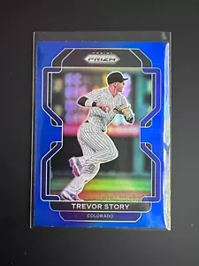Trevor Story 2022 Panini Prizm #4 Blue Colorado Rockies - Picture 1 of 2