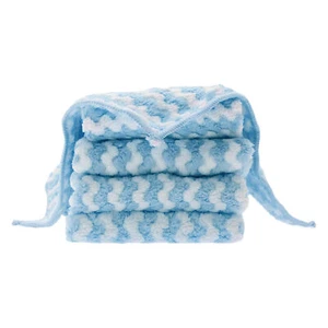 5 Pcs Kitchen Hand Towels Dish Cloths Absorbent Dish Towels 11.81"x11.81" Blue - Picture 1 of 7