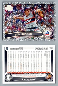 2011 TOPPS UPDATE SP LEGENDS PLATINUM DIAMOND US85 TOM SEAVER WHITE SOX - Foto 1 di 2