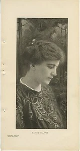 1904 Maxine Elliott 6x12 Vintage Printed Photo of Actress - Picture 1 of 1