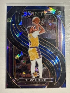 2024-25 Panini Select Bronny James Jr. Rookie RC #179 Premier Level Cracked Ice - Picture 1 of 2