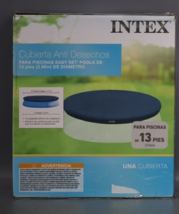 Open Box Intex 13  Easy Set Above Ground Rope Tie PVC Vinyl Pool Cover - Picture 1 of 4