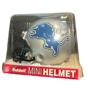 Jason Hanson Signed/Autographed Detroit Lions Mini Helmet - Picture 1 of 5