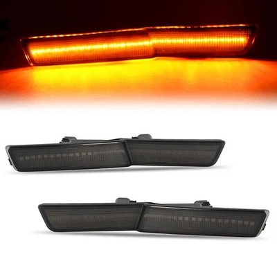 Luces de señalización laterales LED para parachoques delantero para Dodge Challenger SRT carrocería ancha RT 2018-22 Foto 1 de 4