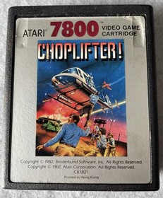 Choplifter Atari 7800 Authentic Cartridge Only