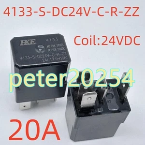2PCS New 4133-S-DC24V-C-R-ZZ 20A 5-pin Relay #TT - Picture 1 of 1