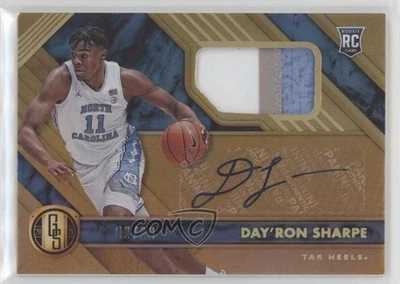 2021-22 Panini Chronicles Draft Picks Prime 2/10 Day'Ron Sharpe #GS-DAY Auto RC - Image 1 of 3