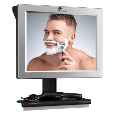 Душевое зеркало без запотевания со скребком - противотуманное зеркало - регулируемое бритье Mi... - Изображение 1 из 4