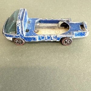 Vintage 1969 Hot Wheels Diecast Heavyweights Redline Blue Cement Mixer Restore - Picture 1 of 9