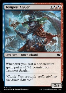Tempest Angler Foil (235) Bloomburrow BLB MTG Magic - Foto 1 di 1