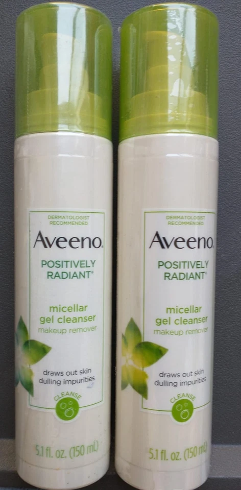 Aveeno Positively Radiant Hydrating Micellar Gel Facial Cleanser - 5.1oz