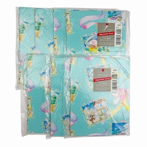 Vintage 1992 American Greetings Babyparty Geschenkpapier Menge 7 Kinderreime - Bild 1 von 5