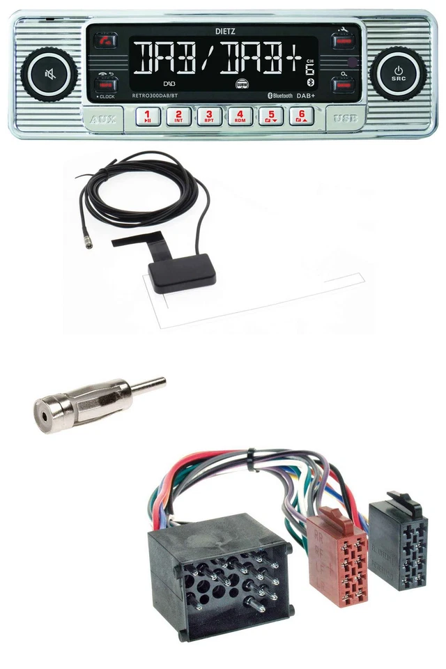 Dietz Bluetooth USB MP3 DAB Autoradio für BMW Z3 (1995-2002) - Bild 1 von 4