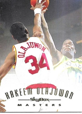 1994-95 Skybox Emotion - Masters Hakeem Olajuwon #116 - Image 1 of 2