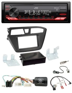 JVC DAB Lenkrad Bluetooth USB Autoradio für Hyundai i20 (ab 2015) - Bild 1 von 10