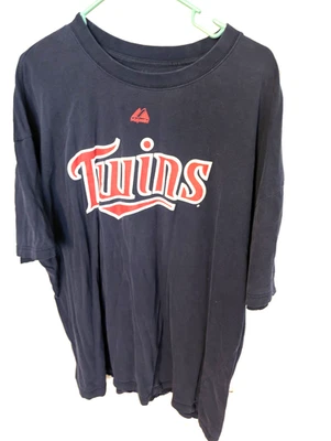 Joe Mauer — Minnesota Twins Majestic Jersey Shirt — Size Men’s XXXL - Image 1 of 3
