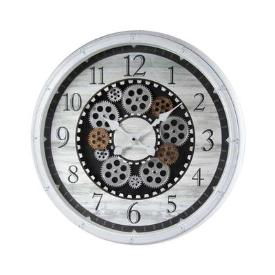 OROLOGIO DA PARETE TONDO CON DESIGN A INGRANAGGIO 50.8X50.8 XM - Immagine 1 di 2