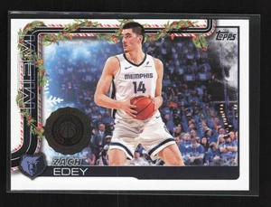 2025-26 Topps Holiday #H150 Zach Edey Memphis Grizzlies - Picture 1 of 2