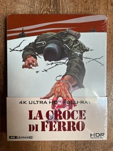 Cross of Iron w. Steelbook (4K UHD + Blu-ray, 1977, EU Import, Region Free) NEW - Picture 1 of 4