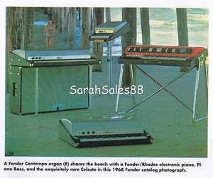 Farfisa Compact Vox Fender 60s Combo Organ Guide 1993 KEYBOARD Magazine No label - Picture 1 of 3
