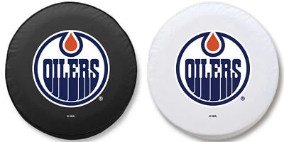 NHL - Edmonton Oilers Tire Cover Hockey Team Logo - Image 1 of 3