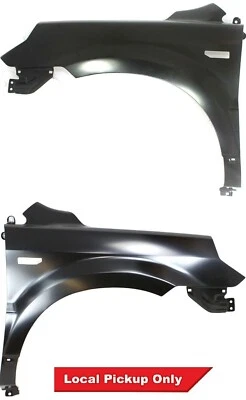 New Primed Driver & Passenger Side Fender Set For 2006-2008 Honda Pilot Foto 1 de 4