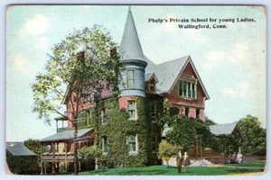 1910's WALLINGFORD CONNECTICUT*CT*PHELP'S PRIVATE SCHOOL FOR YOUNG LADIES - Picture 1 of 2