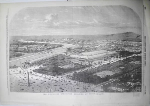 Universal Exhibition Building at Paris - Illustrated London News, Sept. 29, 1855 - Picture 1 of 3