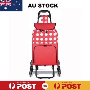 Shopping Trolley Cart Foldable Grocery Basket Market Luggage Bag Wheels Carts - Picture 1 of 84