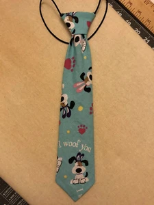 Supercute Dogs W/ Bunny Ears Toddler Cotton Easter Tie Kids Handmade New Awesome - Picture 1 of 6
