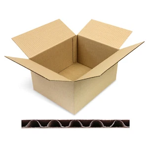 Karton 250x200x140 mm KK26 Braun Versandkarton DHL Faltkarton Kartons verpacking - Bild 1 von 1