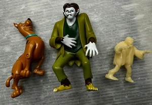 SCOOBY-DOO Action Figure LOT/3 Wolfman glow-in-dark ZOMBIE ghoul Hanna-Barbera - Picture 1 of 17