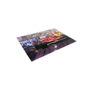 Gilles Villeneuve Ferrari Monaco by Nicholas Watts - Greetings Card NWC129 - Picture 1 of 3