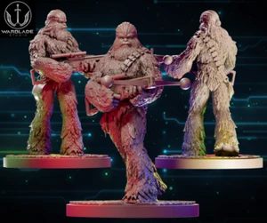 Star Wars Legion Shatterpoint Chewbacca 1/46 40mm With Base - Picture 1 of 1